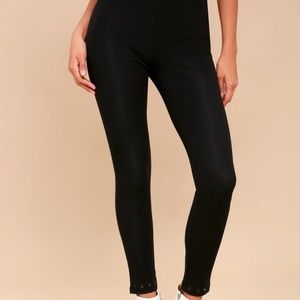 Lulus Black High Waist Leggings